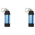 thumbnail image 2 of kurtrusly USB Rechargeable LED Lights Waterproof Flashlight Pocket Keyring Mini Torch blue 2Set, 2 of 6