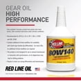 thumbnail image 5 of Red Line 80W140 GL-5 Gear Oil - Quart, 5 of 8