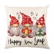 thumbnail image 5 of 4 fundas de almohada navideñas de 45 x 45 cm, decoración navideña para fiestas de invierno, sofá o sillón., 5 of 7