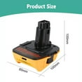 thumbnail image 5 of KAYESAMPRA Battery Adapter Converter For DEWALT DCA1820 18Volt to 20V Max Lithium Ion Tools, 5 of 8