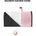 thumbnail image 3 of Winter Mailbox Cover Magnetic Mailbox Wraps, Christmas Pink Xmas Tree Snowflake Pattern Mailbox Covers Large Standard Size 21x25.5 Inch Mail Wrap Post Letter Box for Outdoor Gardern Yard Decoration, 3 of 6