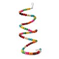 thumbnail image 1 of 100CM columpio ejercicio Arco Iris hámster loro periquito juguete madera pájaro escalera, 1 of 8