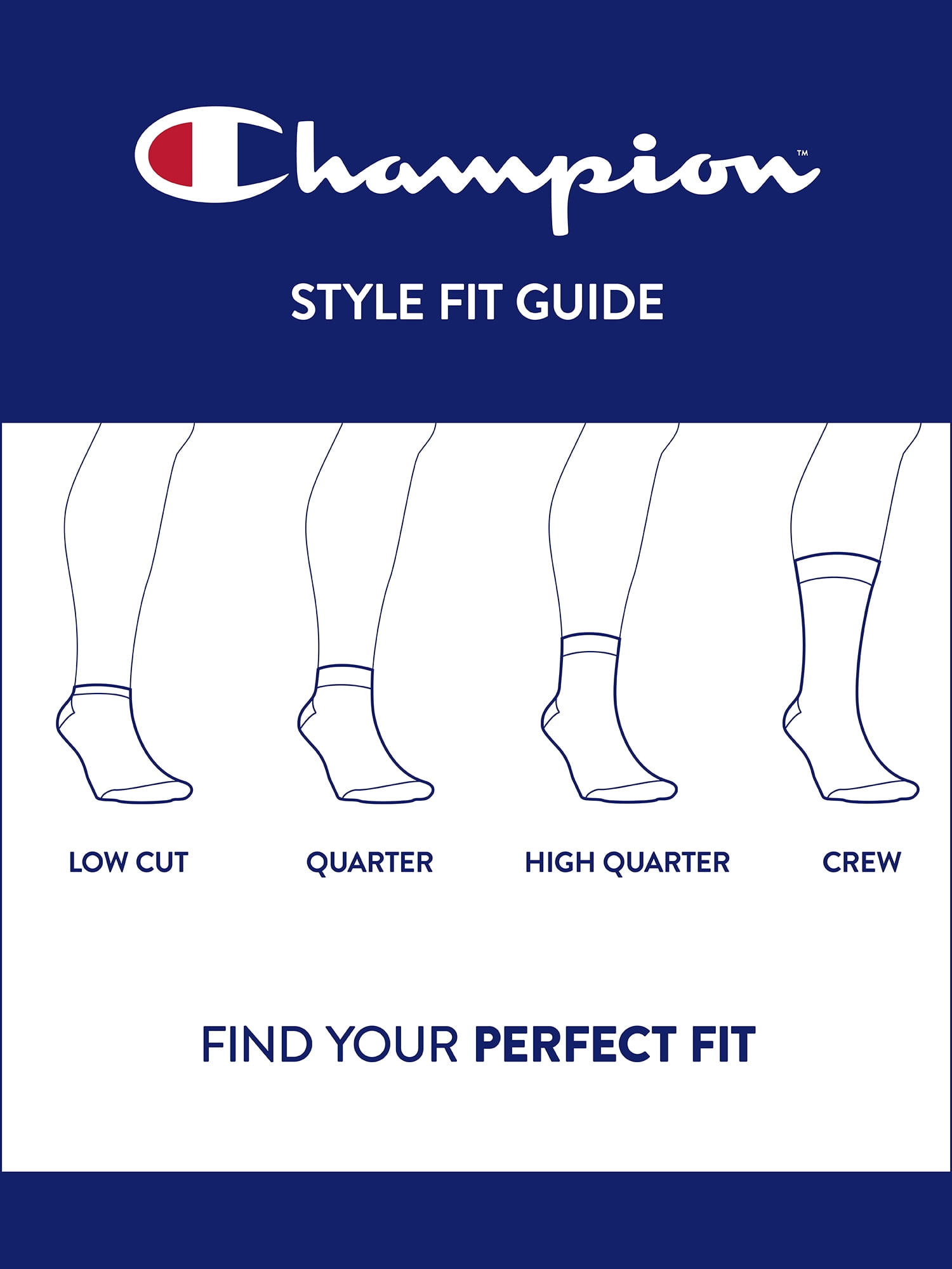 Champion Men’s Crew Socks 8 Pack – Half Terry Cushion, Moisture-Wicking, Arch Support, Reinforced Toe & Heel, Sizes 6–12.5