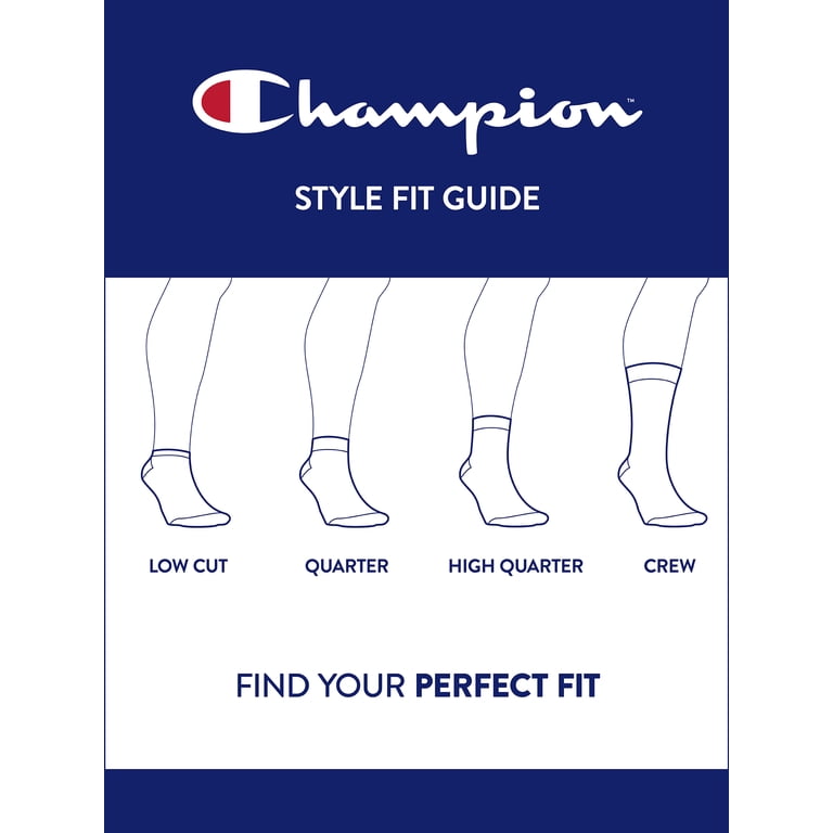 Champion Men's Ankle Socks 8-Pack Half Terry Cushion photo 3