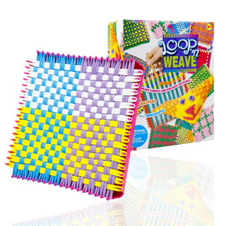  Friendly Loom Lotta Loops 7 Traditional Size Bright Cotton  Loops Makes 8 Potholders, Weaving, Crafts for Kids and Adults by  Harrisville Designs : Toys & Games