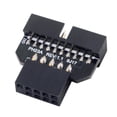 thumbnail image 4 of Milaget USB 2.0 9 Pin to USB 3.0 19 Pin Adapter USB Adapter for Motherboard Parts B, 4 of 9