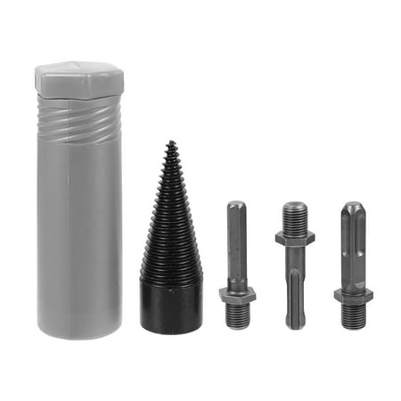 

4pcs/set Splitting Wood Cone Drill Bit Heavy Duty Drill Screw Cone Driver