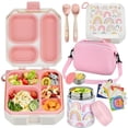 thumbnail image 1 of Lonchera Bento Wiwens para niños con sopa térmica de 350 ml con 5 compartimentos, 1 of 7