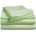 thumbnail image 4 of 400 Thread Count 100% Egyptian Cotton Sleeper Sofa Bed Sheet Set Stripe with 4 -PCS Fitted Straps, 4 of 6