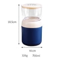 thumbnail image 2 of Maytalsory Yogurt Container Insulated Food Container Tier 2 for Fruit Milk Green Green 18.5x10cm, 2 of 3