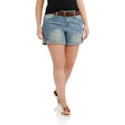 Dollhouse Junior Plus Belted Cuffed Shor