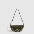 thumbnail image 1 of Designer Studded Shoulder Bag Rivet Crescent Bag 2025 New Women Metal Underarm Bag High-end Retro Rivet Polka Dot Shoulder Bags, 1 of 5