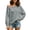 Gray#1, variant on Titcea Off the Shoulder Sweatshirt for Women Solid Color Long Sleeve Pullover Sweater Home Daily Shopping Loose Comfy Fall Sweatshirts S-3XL