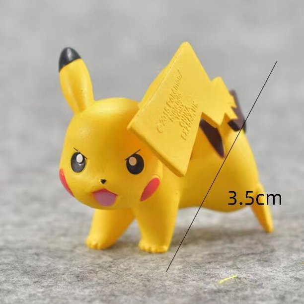 Figuras de acción de Pokémon para niños, muñecos coleccionables de Pikachu, Mewtwo, Mew, Groudon, Charizard, Venusaur, 3-6cm