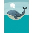thumbnail image 2 of Sheppard, Lucca 14x18 Black Ornate Wood Framed with Double Matting Museum Art Print Titled - Wally The Whale, 2 of 4