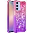 thumbnail image 3 of Compatible with Samsung Galaxy A15 5G Case Girls Women,Liquid Glitter Shockproof Back Cover Soft TPU Bumper Silicone Slim Protective Cover for Samsung Galaxy A15 5G Gradient Pink, 3 of 15