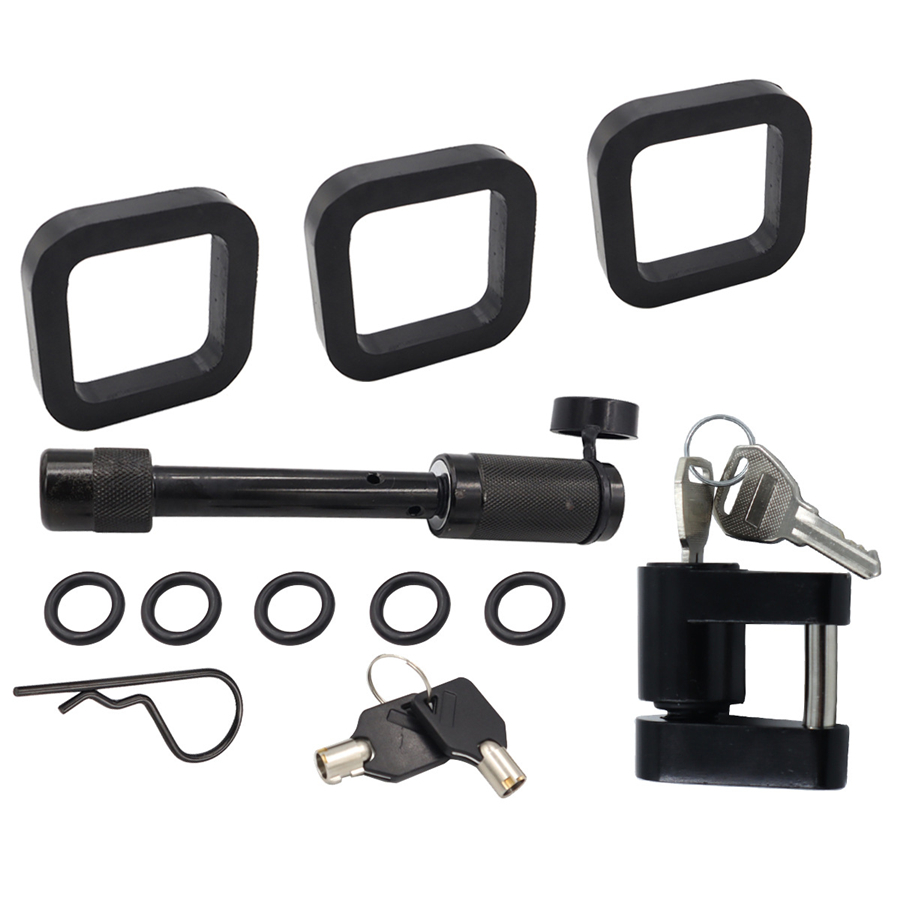 New Keyed Alike Trailer Hitch Receiver& Coupler Lock Kit 5/8 31/2