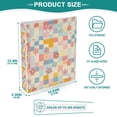 thumbnail image 3 of FORMRS 3 Ring Binder 1.5 inch with Pockets Set of 2 Clip Board 200 Sheets Capacity, Pink Floral, 3 of 8