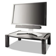 Kantek MS500 20 in. x 13-1/4 in. Height-Adjustable Wide Two-Level Stand - Black