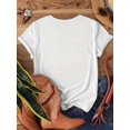 thumbnail image 3 of Women's Shirt Tis The Season Fall Football Pumpkin Print Graphic Tee Autumn Casual Wear Gift For Friends Family, 3 of 6