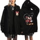 thumbnail image 1 of Sudaderas Y2k de los años 90 con cremallera de Minnie, sudaderas con capucha de Mickey Mouse y Disney, chaqueta Harajuku para mujer, ropa de calle de dibujos animados Unisex, 1 of 1