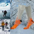 thumbnail image 5 of Electric Heated Socks Washable Winter Heating Socks For Men Women Sport Supplies (Constant gray), 5 of 9