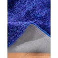 thumbnail image 5 of RUGSOTIC Carpets 4'x6' Rectangle Hand Tufted Shag Polyester Handmade Blue Solid Area Rugs for Living Room Bedroom K00111, 5 of 7