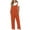 Orange, variant on Staron Women's Casual Loose Baggy Jumpsuit with Pockets Cotton Linen Playsuit Overalls Sleeveless Racer Back Short Romper, Gray L