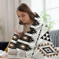 thumbnail image 4 of Western Boho Cowboy Print Fleece Blanket - Soft Plush Aztec Indian Texas Longhorn Skull Throw for Couch Sofa Bed Decor Cozy Gift for Adults, 4 of 7