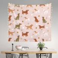 thumbnail image 2 of Pofeuu Star Cute Dog Print Wall Tapestry Decoration Wall Hanging Tapestry 60 x 51 Inch, 2 of 6