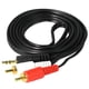 thumbnail image 3 of Enchufes de 1m / 3.3ft 3.5mm a 2 Enchufes RCA Cable de sonido, 3 of 5