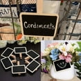 thumbnail image 6 of 20 Pcs Chalkboard Signs with Wooden Clip,Mini Chalkboard Signs for Food,Memo,Note Taking,Label Signs,Party,Food Labels for Party Buffet, 6 of 6