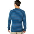thumbnail image 2 of U.S. Polo Assn. Men's Long Sleeve Yarn-Dye Stripe Crewneck Thermal Shirt, Sea Bird, Medium, 2 of 3