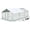 White-18x9FT, variant on Quictent Large Metal Chicken Coop Run for 20+ Poultry with Galvanized Hardware Cloth and Waterproof Roof Cover, Outdoor Walk-in Cage Peak Hen House for Yard Farm, 12x9x6.6FT