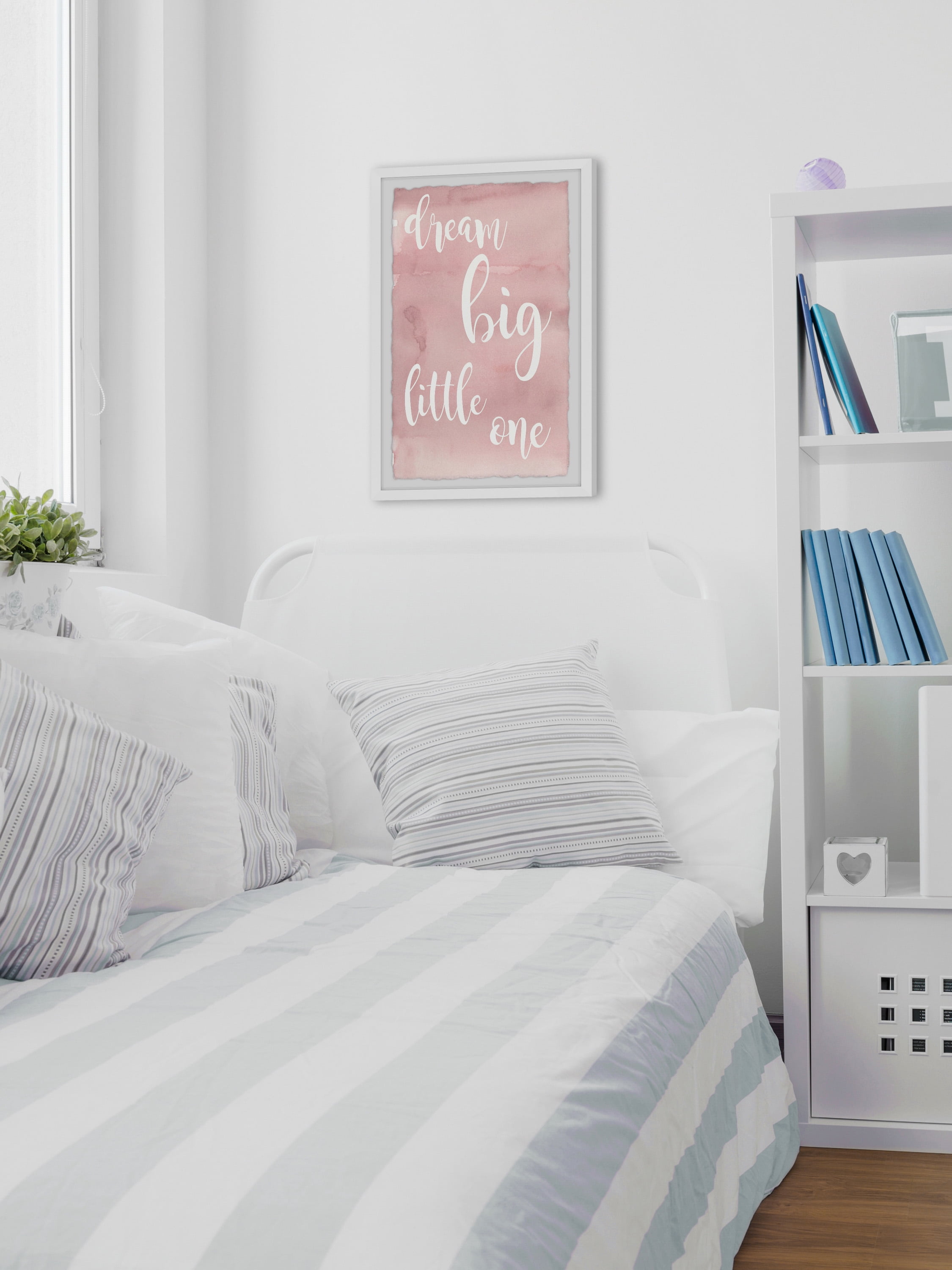 Marmont Hill Pink Dream Big Little One Framed Wall Art