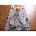 thumbnail image 2 of DII 14x108" Modern Cotton Mineral Seersucker Table Runner in Gray, 2 of 4