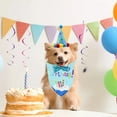 thumbnail image 4 of Dog Birthday Bandana Scarf Pet Clothes for Medium Dogs Female and Dog Girl Boy Pet Clothes for Large Dogs Girl Birthday Party Hat with Cute Dog Bow Tie for Small Dog Pet, 4 of 4