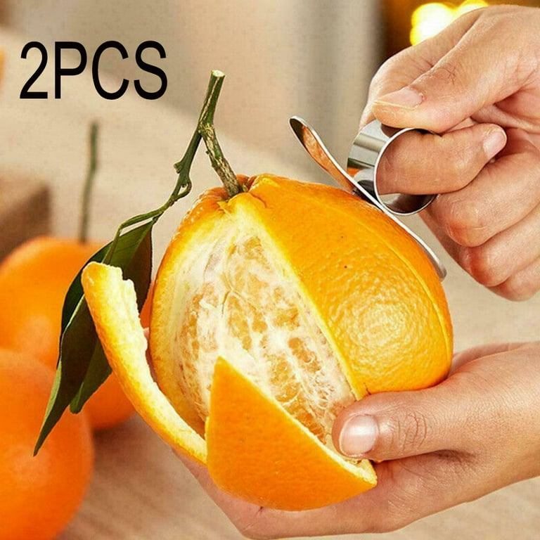 Hunpta Home Kitchen Gadgets Orange Peeler Stainless Steel Peel