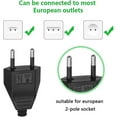 thumbnail image 4 of Flat Electrical Socket European Plugs Euro Flat Flat Power Plug 250 V 2.5 A With Screwdriver Applications Sockets (black), 4 of 5