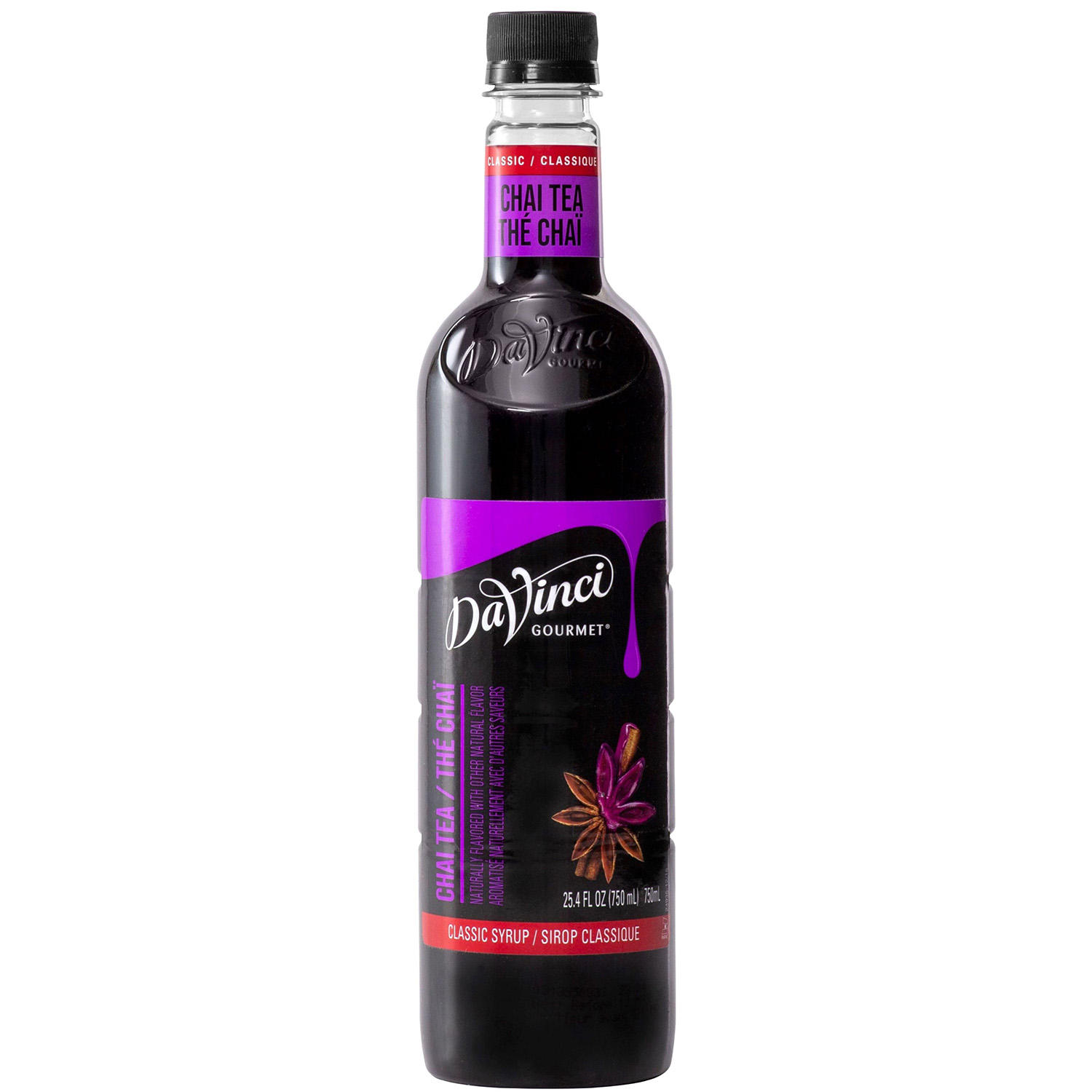 DaVinci Gourmet Classic Chai Tea Concentrate (750 ml) Pack of 2