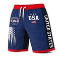 thumbnail image 3 of Letdown American Flag Print Cargo Shorts for Men Patriotic 1776-2026 Summer Shorts Casual Multi-Pocket Short Pants Comfy Outdoor Sports Stylish Bottoms Independence Day Father's Day, 3 of 5