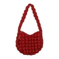 thumbnail image 2 of Bolso tote acolchado para mujer | Bolso grande de nailon con forro acolchado de algodón | Amplio cierre de cremallera de 32 x 30 cm | Cómoda correa ancha | Ideal para ir de compras, trabajar,, 2 of 3