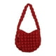thumbnail image 2 of Bolsos de Mano Acolchados para Mujer, Bolso de Hombro Acolchado de Algodón y Plumón, Bolsos de Mano Grandes con Entramado, 2 of 3