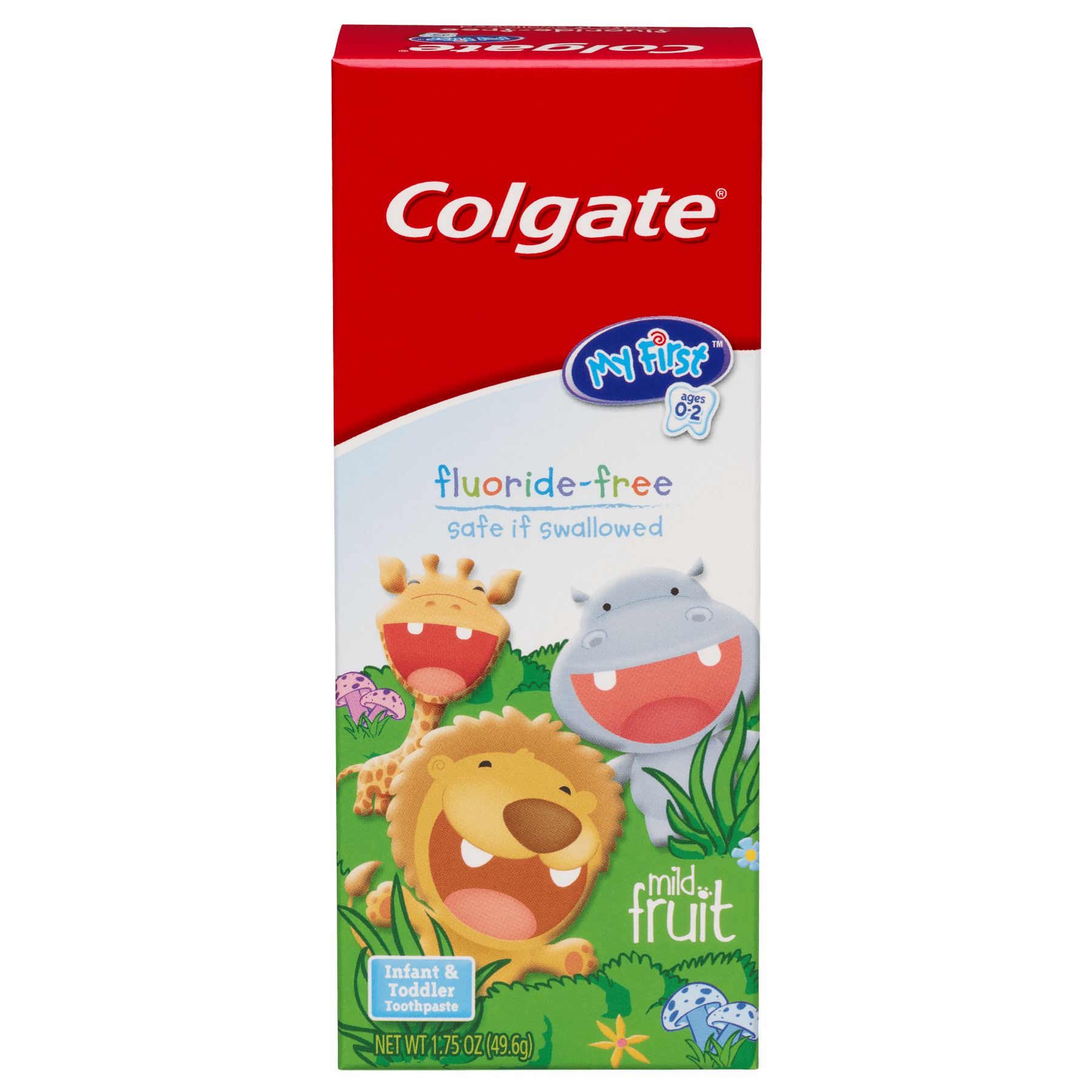 Colgate My First Baby And Toddler Toothpaste Fluoride Free 1 75 Oz Walmart Com Walmart Com