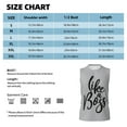thumbnail image 6 of Bixox Men's Like a Boss Printed Shirt Sleeveless Fitness Tank Top-3X-Large, 6 of 7