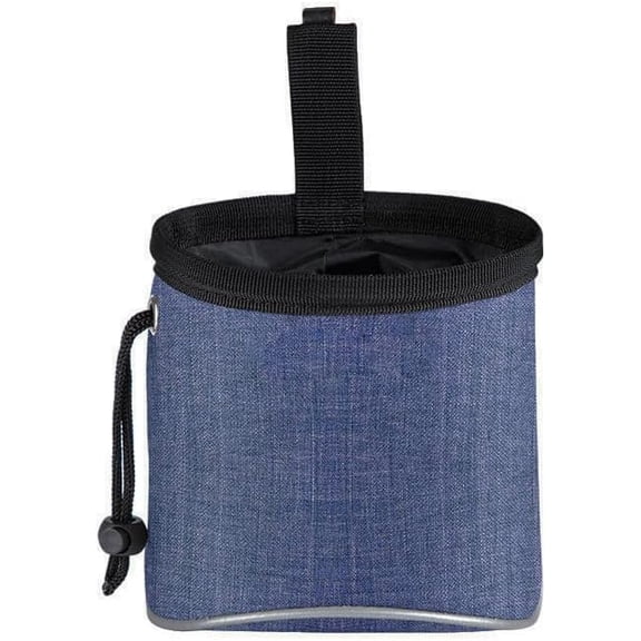 Portable Dog Training Treat Pouch, Multifunctional Puppy Walking Snack Storage Bag, Outdoor Travel Pet Waste Bag Holder, Blue