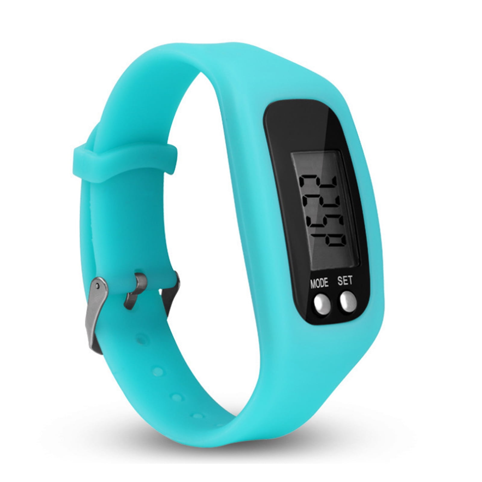 Pedometer Watch with LCD Display Simple Operation Walking Fitness Tracker Wrist Band Digital