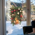 thumbnail image 4 of Miwamany Christmas Window Sticker, Simulation Hanging Branch Light Ball Decal, Static Cling Glass Window Decoration for Home, Christmas Decorations Indoor, 4 of 7