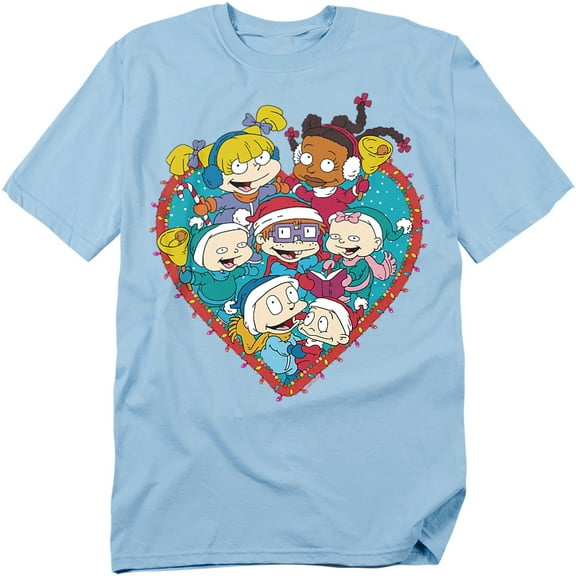 Rugrats T-Shirt Christmas Photo With Tommy, Chucky, Angelica Unisex Graphic Tee For Men & Women