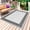 White Black, variant on Black Gray Retro Greek Key Outdoor Rug 4x6 Ft - Reversible Patio Rug Outdoor Camping Rugs, Greece Ancient Rustic Geometric Indoor Outdoor Area Rugs, Non-Slip Outdoor Carpet Runner for Deck/Porch